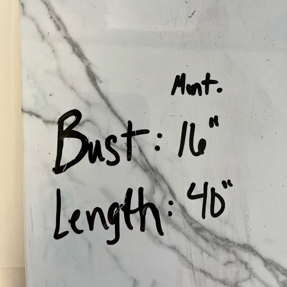 Monteau Los Angeles Dress Med Mid Length Navy Blue White Stripes Nautical - Picture 8 of 8